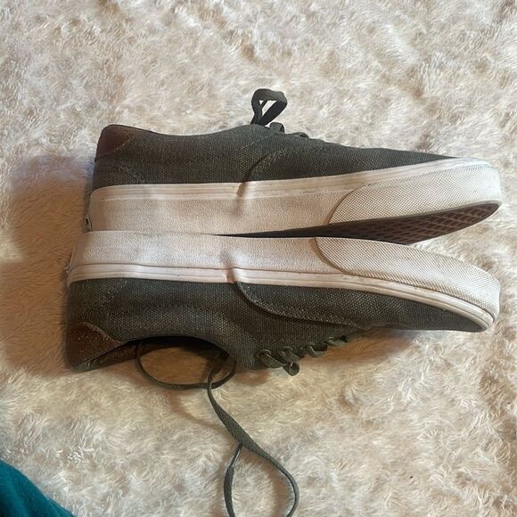 VANS Era Birds Olive Green Brown Low Top Canvas /leather  M8 W9.5 - Picture 7 of 9